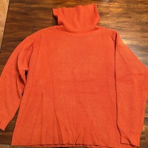 Burnt orange turtleneck sweater. XL